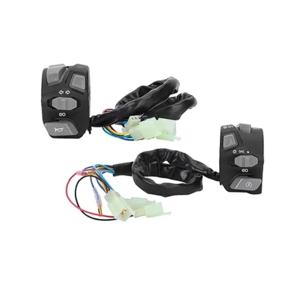 Foto 1 | 22mm Mandos De Luces Universal Manillar De Motocicleta Eo Safe Imports Esi-19875 Negro