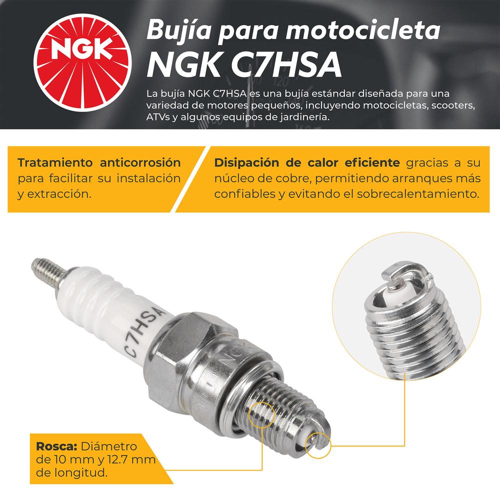 Foto 3 pulgar | Bujía Ngk para Motocicleta