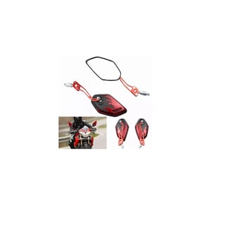 Foto 2 | Espejo Retrovisor Universal Harley Modificado Motocicleta Eo Safe Imports Esi-14550 Rojo