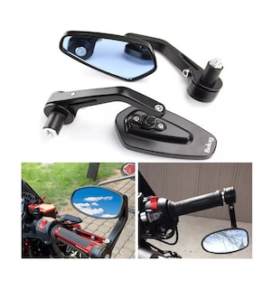 Foto 2 | 2 Pz Espejos Moto Deportivos Racer Motocicleta, Belug Negro