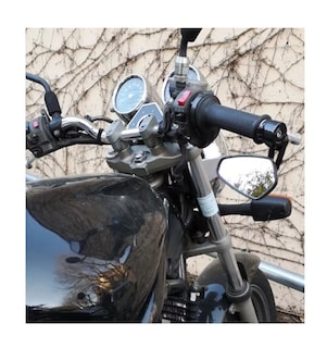 Foto 4 | 2 Pz Espejos Moto Deportivos Racer Motocicleta, Belug Negro