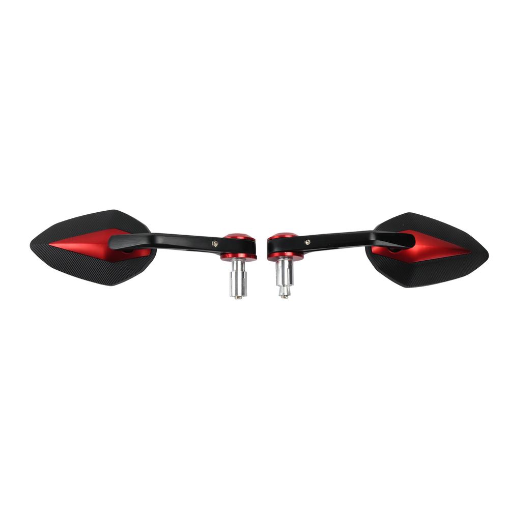 Foto 3 pulgar | Espejo Deportivo Roda Rojo ZX-H2706-19 1 Par para Motocicleta