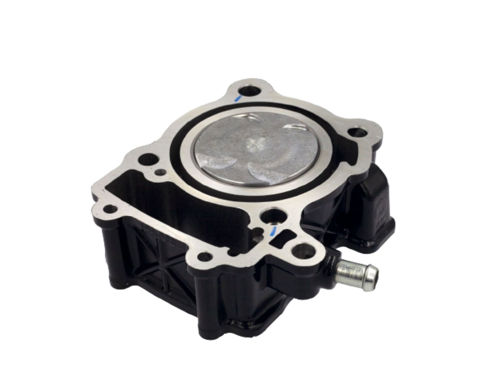 Juego de Cilindro y Pistón Bajaj Pul As-Ns200 Metal color Negro