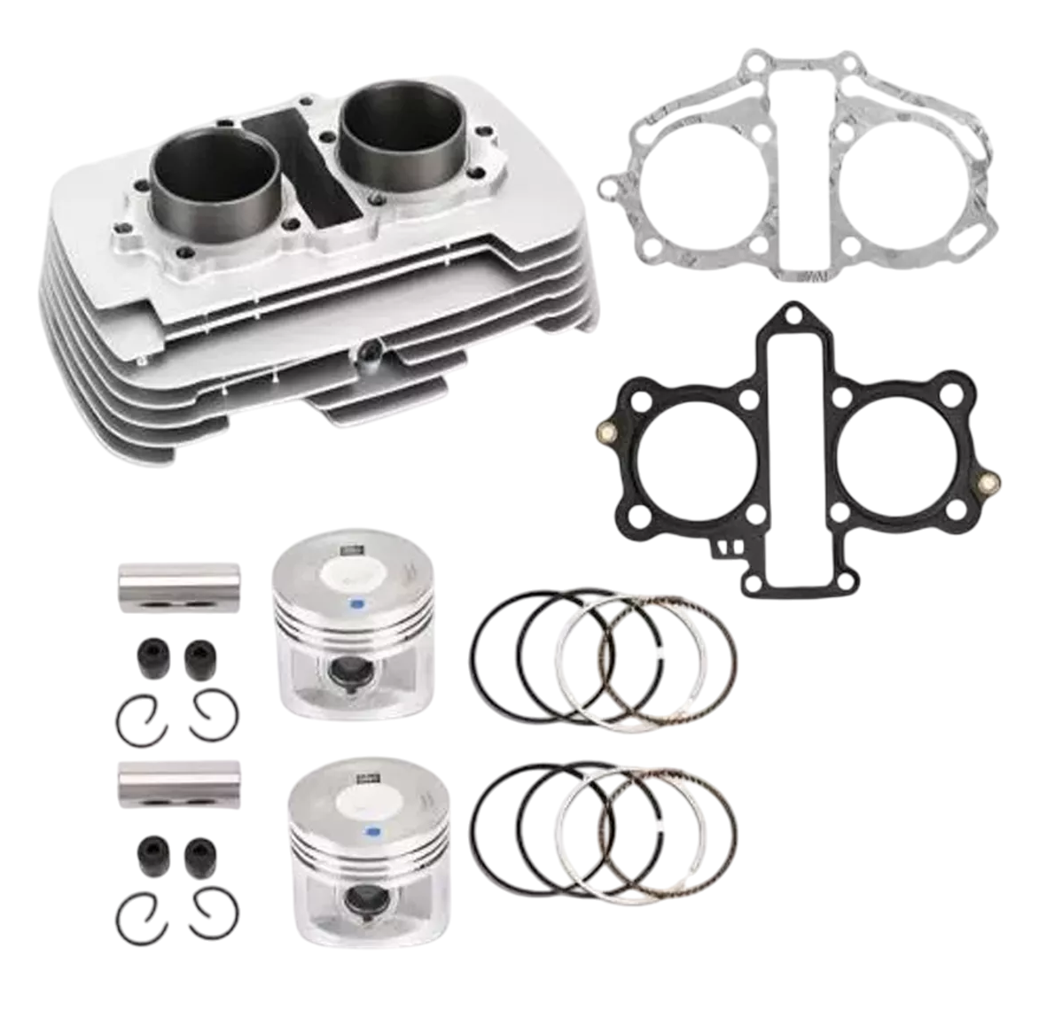 Kit de Cilindro Completo Ca250 Cb250 Honda Rebel 250 Gris