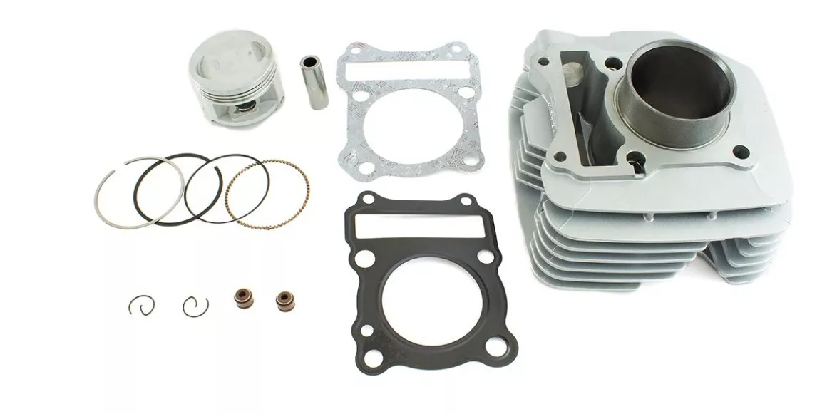 Kit Cilindro Completo Moto Suzuki En125 Hu Piston 57m En-125