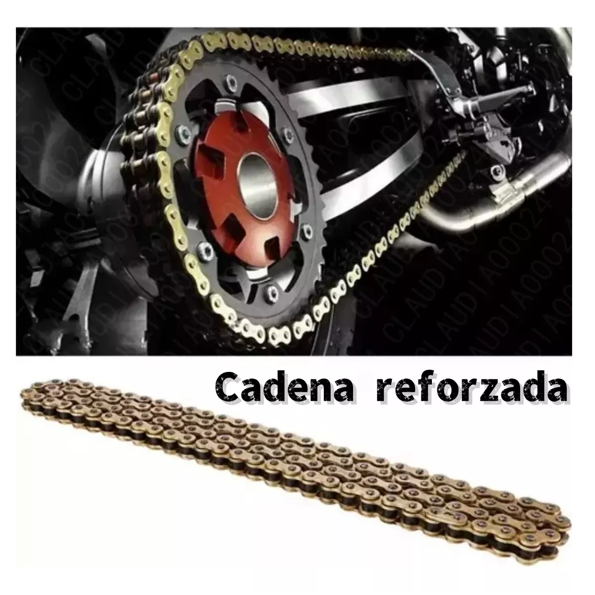 Foto 2 | Cadena Reforzada 520/116 Pulsar Ns200 Rs200 250z Tc250 Eo Safe Imports Esi-16822 Dorado