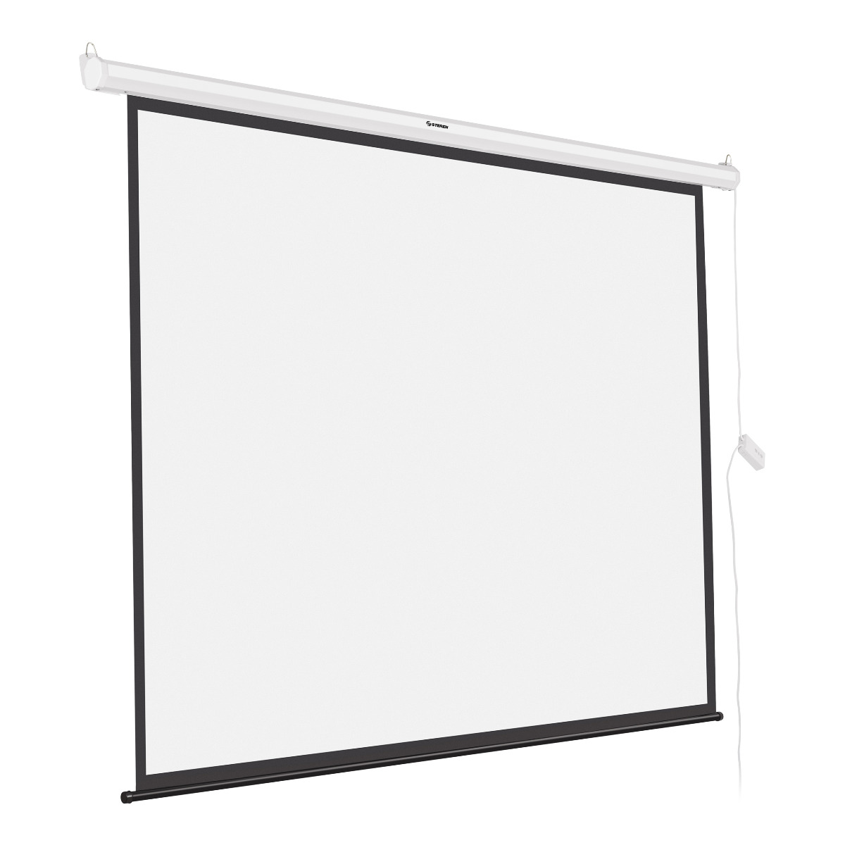 Foto 2 pulgar | Pantalla para Proyector Automática de 100'' Steren Pro-020 color Blanco