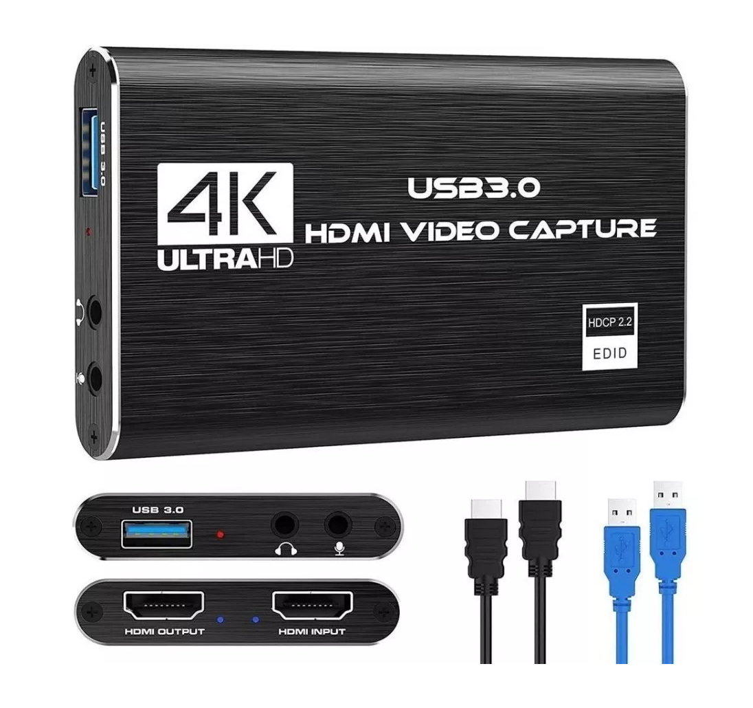 Foto 2 pulgar | Tarjeta De Captura De Vídeo Hdmi Usb 3.0 4k Hd