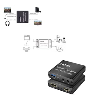 Foto 4 | Tarjeta De Captura Hdmi Full Hd 1080p 60fps De Audio Y Vídeo, Negro