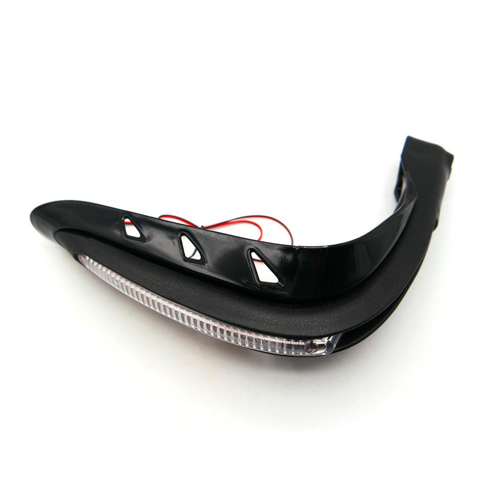 Foto 5 pulgar | Protector De Puños Con Luz Led Secuencial Amarilla Para Motocicleta