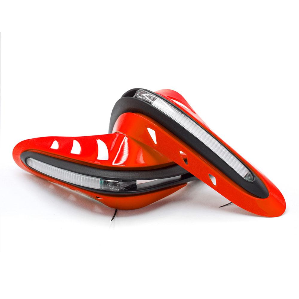 Foto 2 | Protector De Puños Con Luz Led Secuencial Amarilla Para Motocicleta
