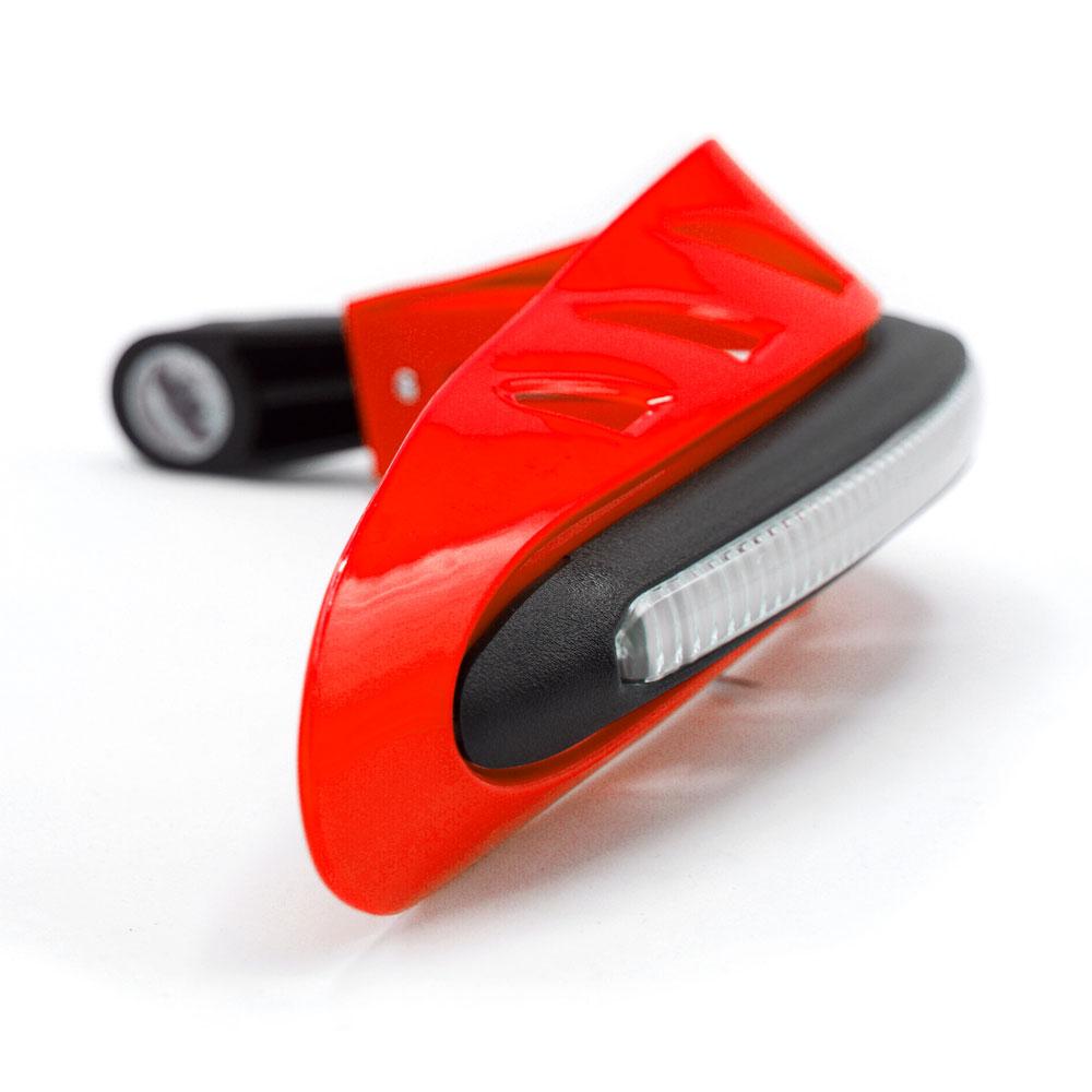 Foto 6 pulgar | Protector De Puños Con Luz Led Secuencial Amarilla Para Motocicleta