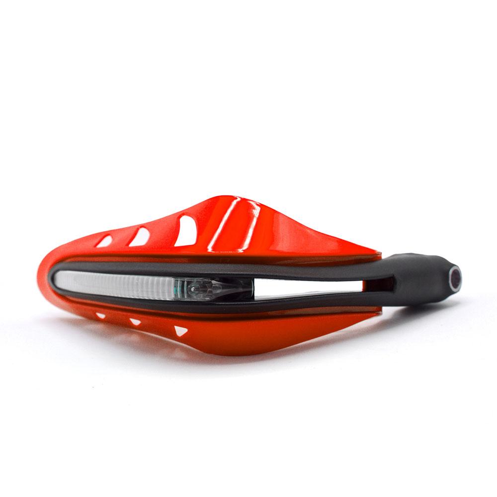 Foto 9 pulgar | Protector De Puños Con Luz Led Secuencial Amarilla Para Motocicleta