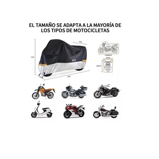 Foto 2 | Cubierta De Moto/cubierta Polvo De Moto/cubierta Lluvia Eo Safe Imports Esi-11202-1 Multicolor
