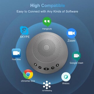 Foto 3 | Altavoz Bluetooth Conferencias Hot Shot Mxomn-001 Plateado 1 Pieza