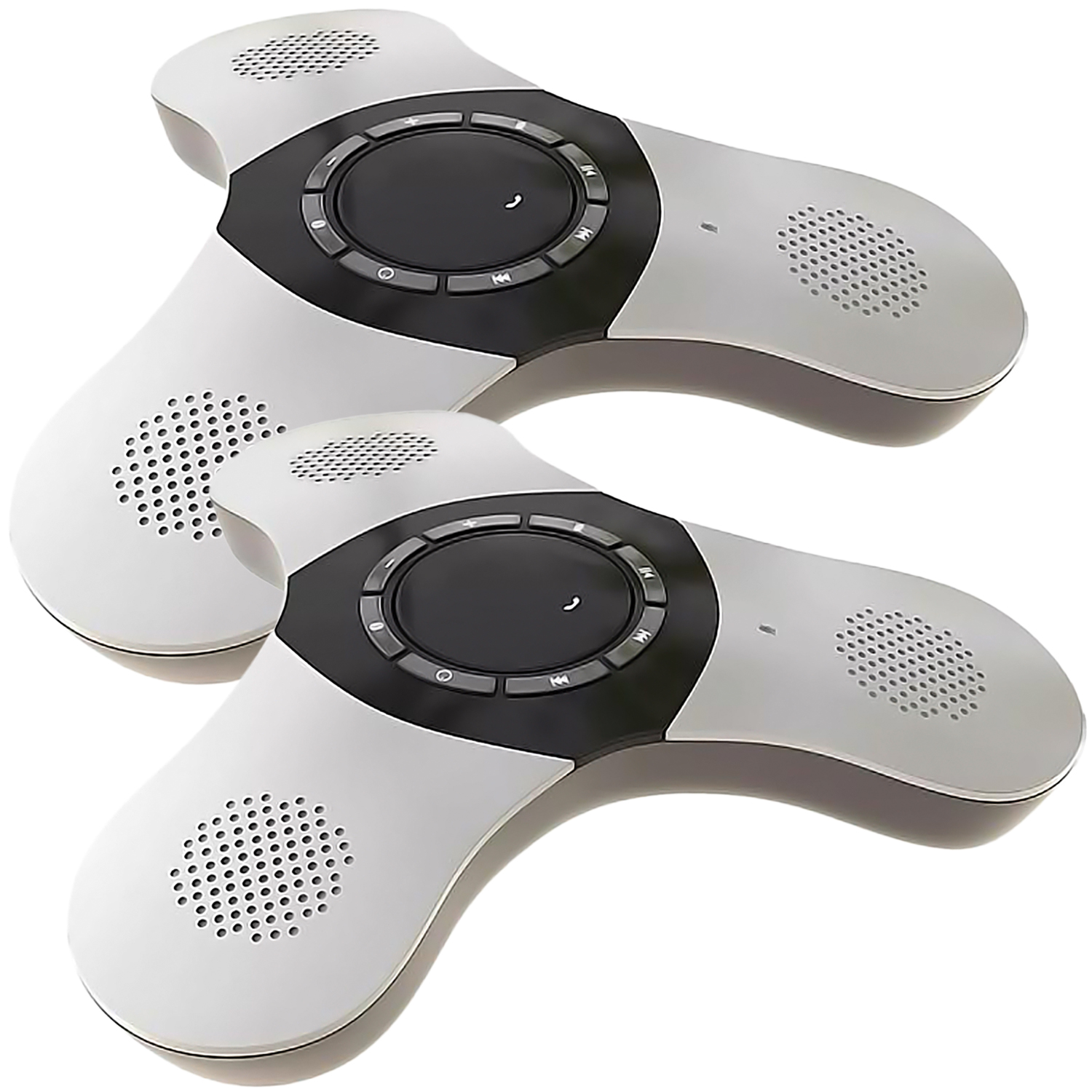 Altavoces Portátiles Hot Shot Mxkty-002 Plateados 2 Piezas