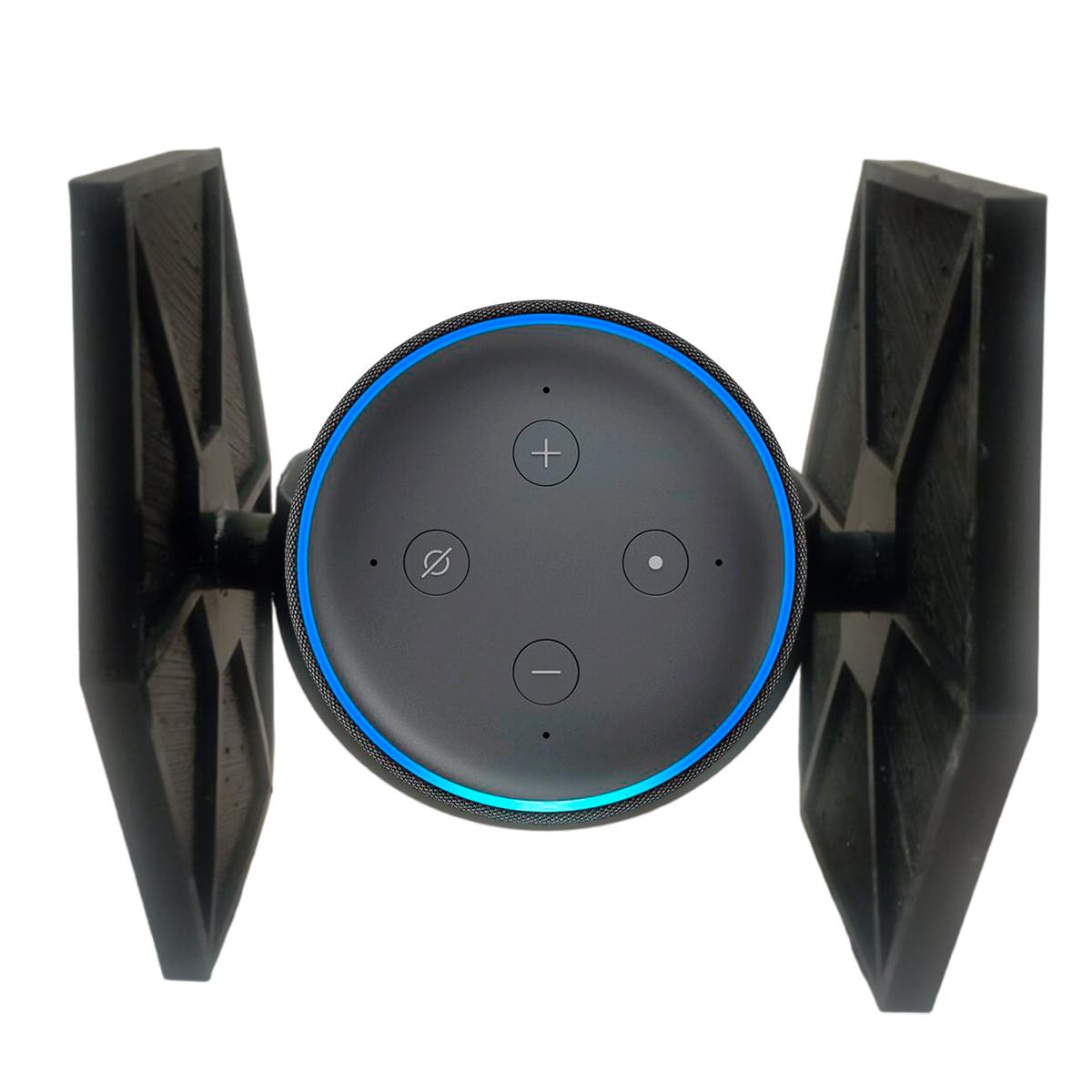 Foto 4 pulgar | Soporte 3D para Alexa Echo Dot 3ra Gen Base Tie Fighter Negra