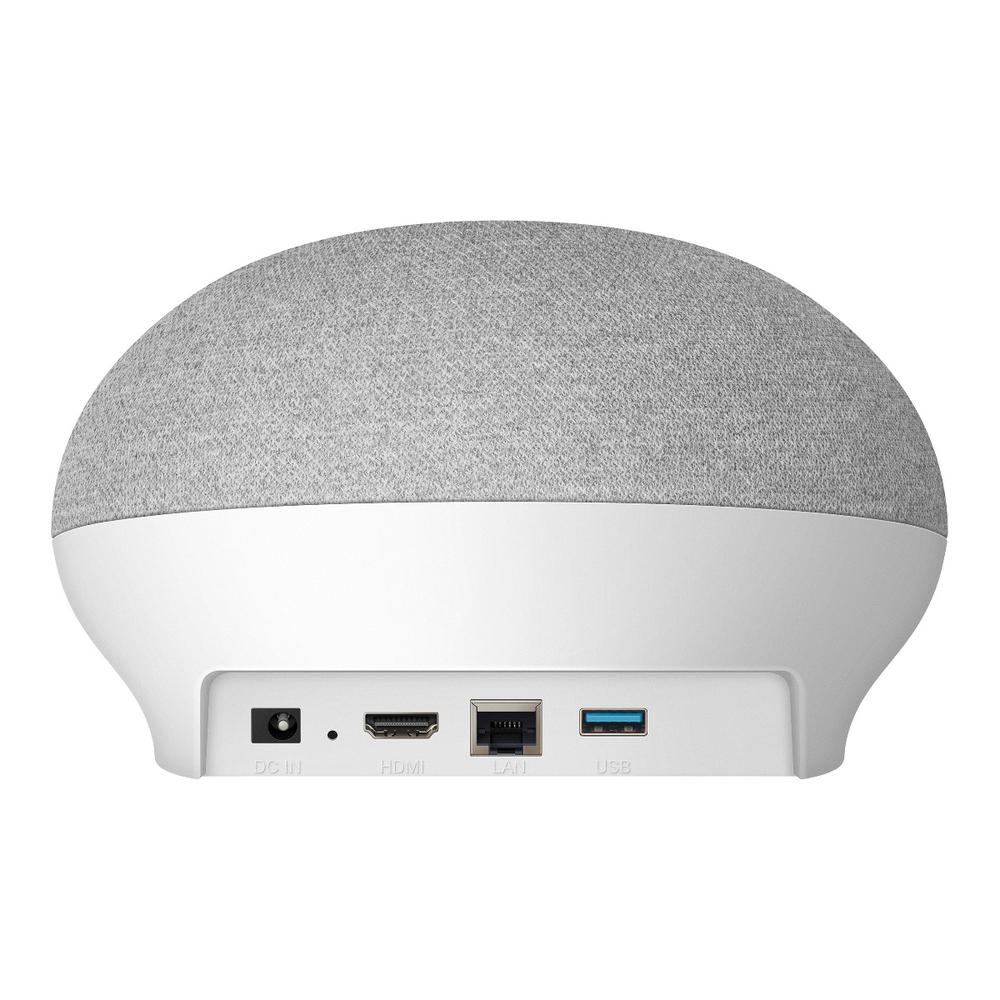 Foto 4 pulgar | Bocina Inteligente Steren Blanca con Google Assistant y Sistema Android Tv Box 4k