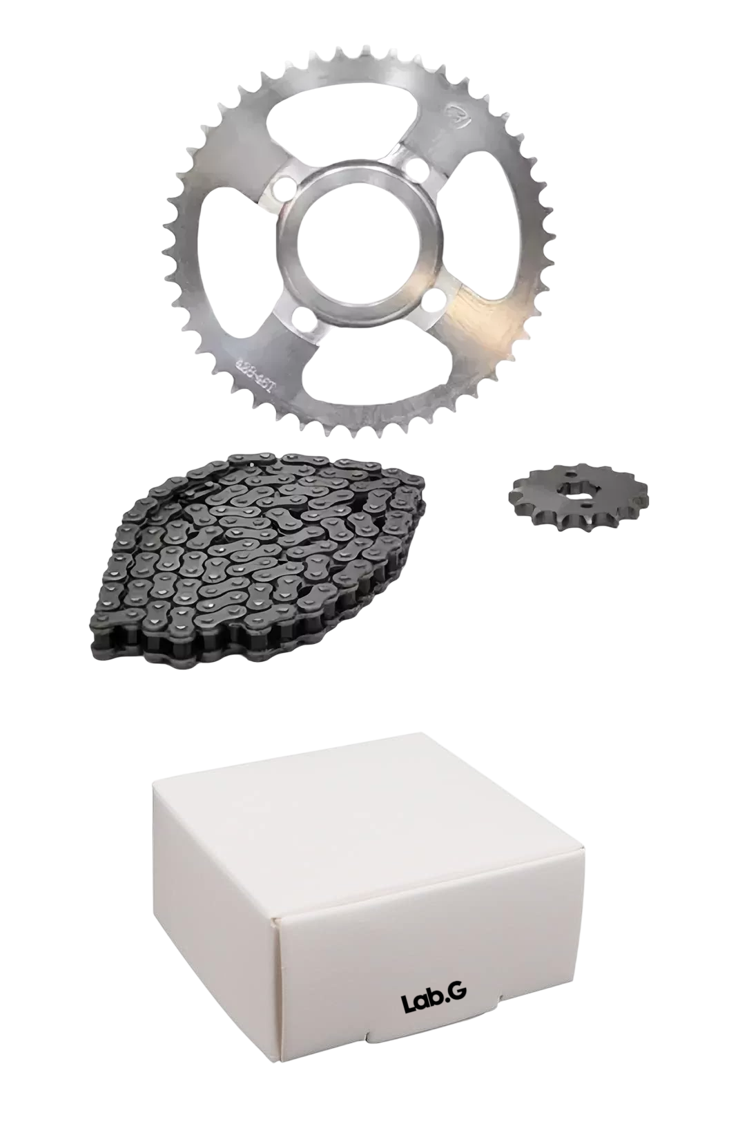 Foto 1 | Kit De Arrastre Cadena Reforzada Italika Dm200 Plata