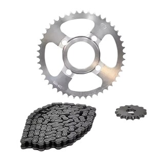 Foto 2 | Kit De Arrastre Cadena Reforzada Italika Dm200 Plata