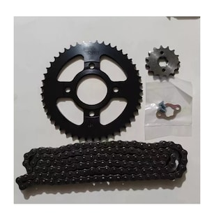 Foto 4 | Kit De Arrastre Cadena Reforzada Italika Dm200 Negro
