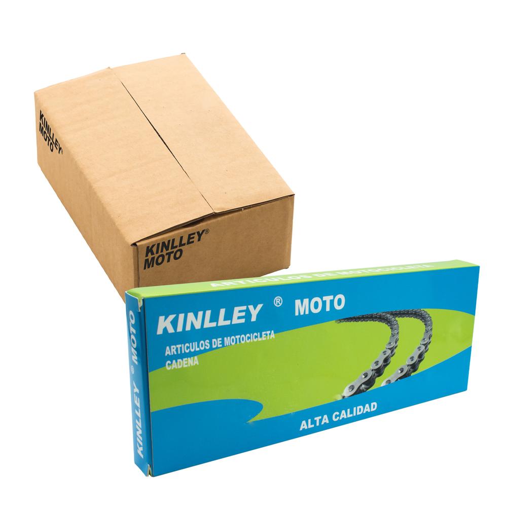 Foto 2 pulgar | Caja De Cadena Traccion Para Moto Kinlley 428x136l 25pz Generico Color Gris