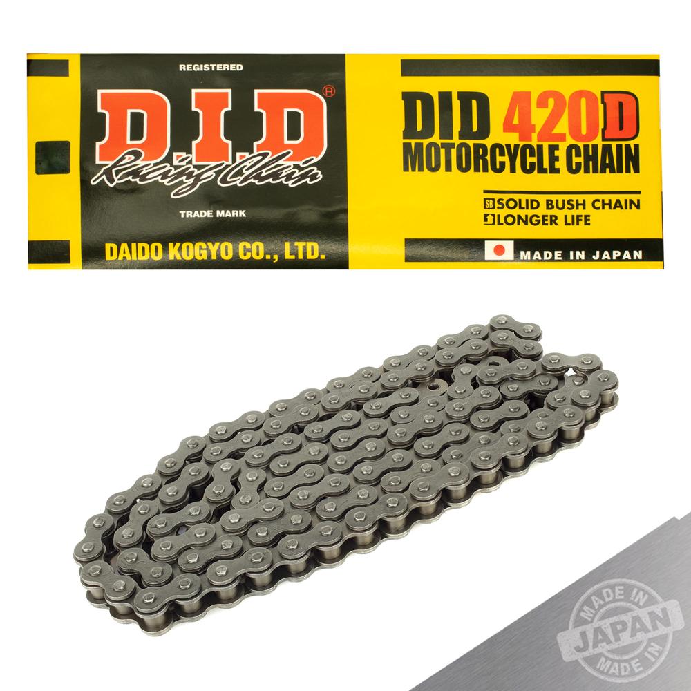 Foto 2 | Cadena De Tracción para Motocicleta DID 420dx116l Buje Sólido color Negro