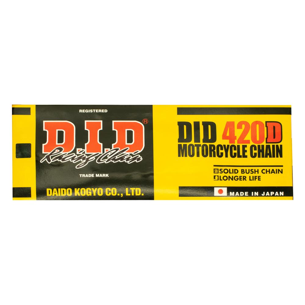 Foto 6 | Cadena De Tracción para Motocicleta DID 420dx116l Buje Sólido color Negro