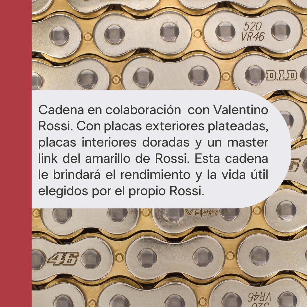 Foto 6 | Cadena para Moto 520vr46x116l Zj Did