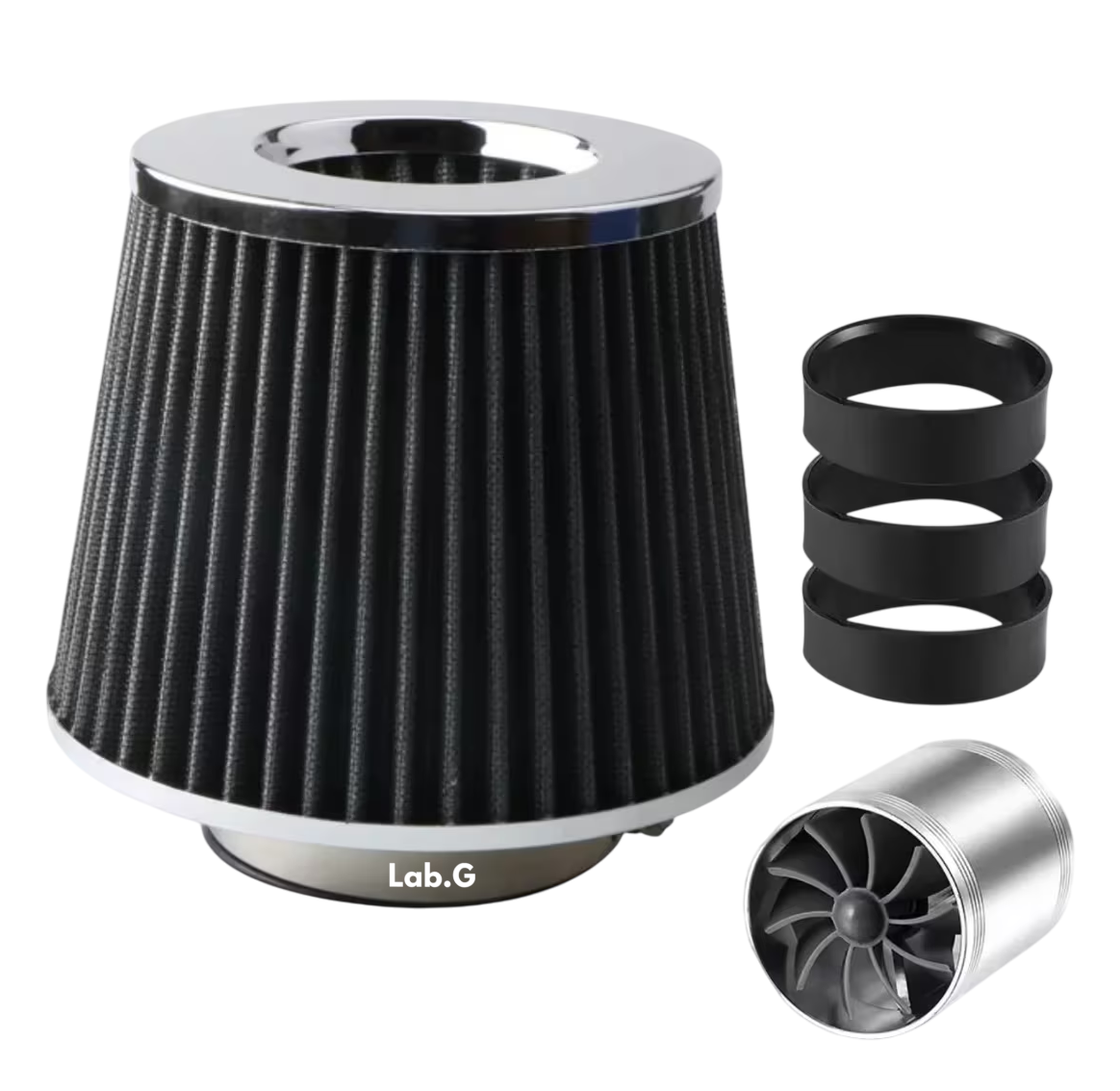 Foto 1 | Filtro De Alto Flujo Universal Y Tornado Turbina Para Auto Plata