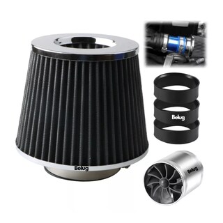 Foto 3 | Filtro De Alto Flujo Universal Y Tornado Turbina Para Auto Belug Plata