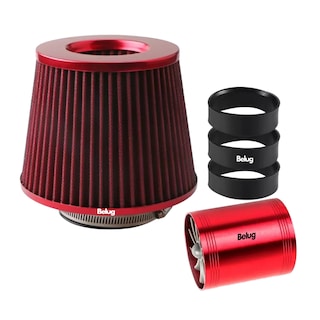 Foto 1 | Filtro De Alto Flujo Universal Y Tornado Turbina Para Auto Belug Rojo