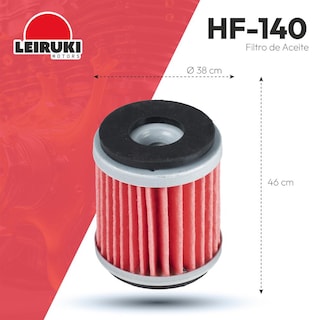Foto 2 | Filtro Aceite Hf-140 Moto Yamaha Yfz450 Ec250 Yfm250r Leiruki