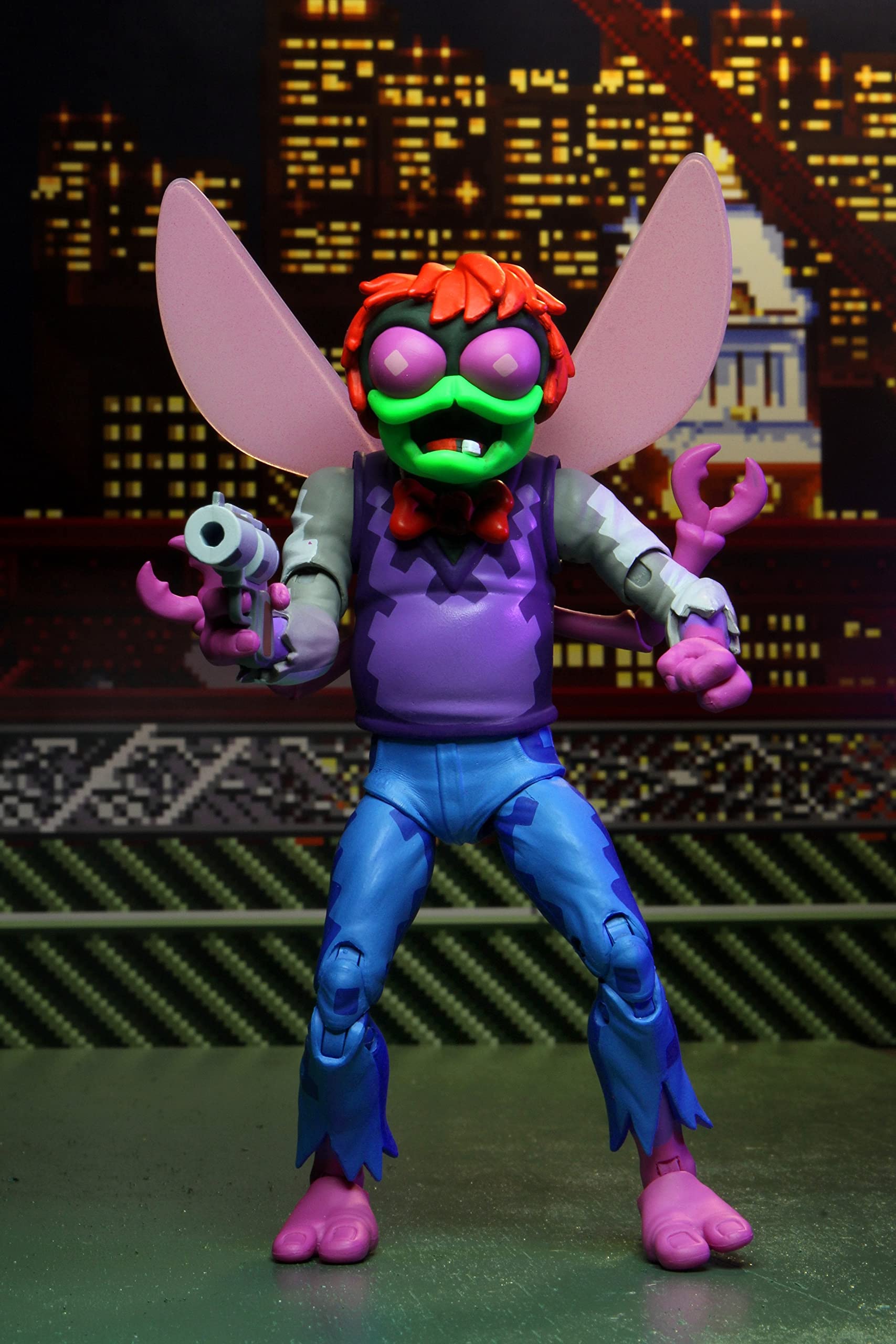 Foto 4 pulgar | Figura Dde Acción Neca Tmnt Turtles In Time Baxter Stockman 7 Pulgadas - Venta Internacional