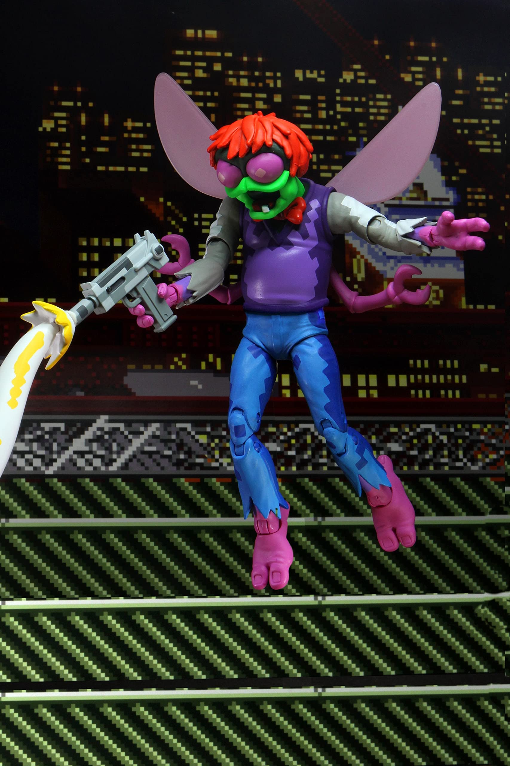 Foto 5 pulgar | Figura Dde Acción Neca Tmnt Turtles In Time Baxter Stockman 7 Pulgadas - Venta Internacional