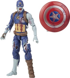 Foto 1 | FiguraAvengers Marvel Legends Zombie Captain America - Venta Internacional