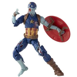 Foto 3 | FiguraAvengers Marvel Legends Zombie Captain America - Venta Internacional