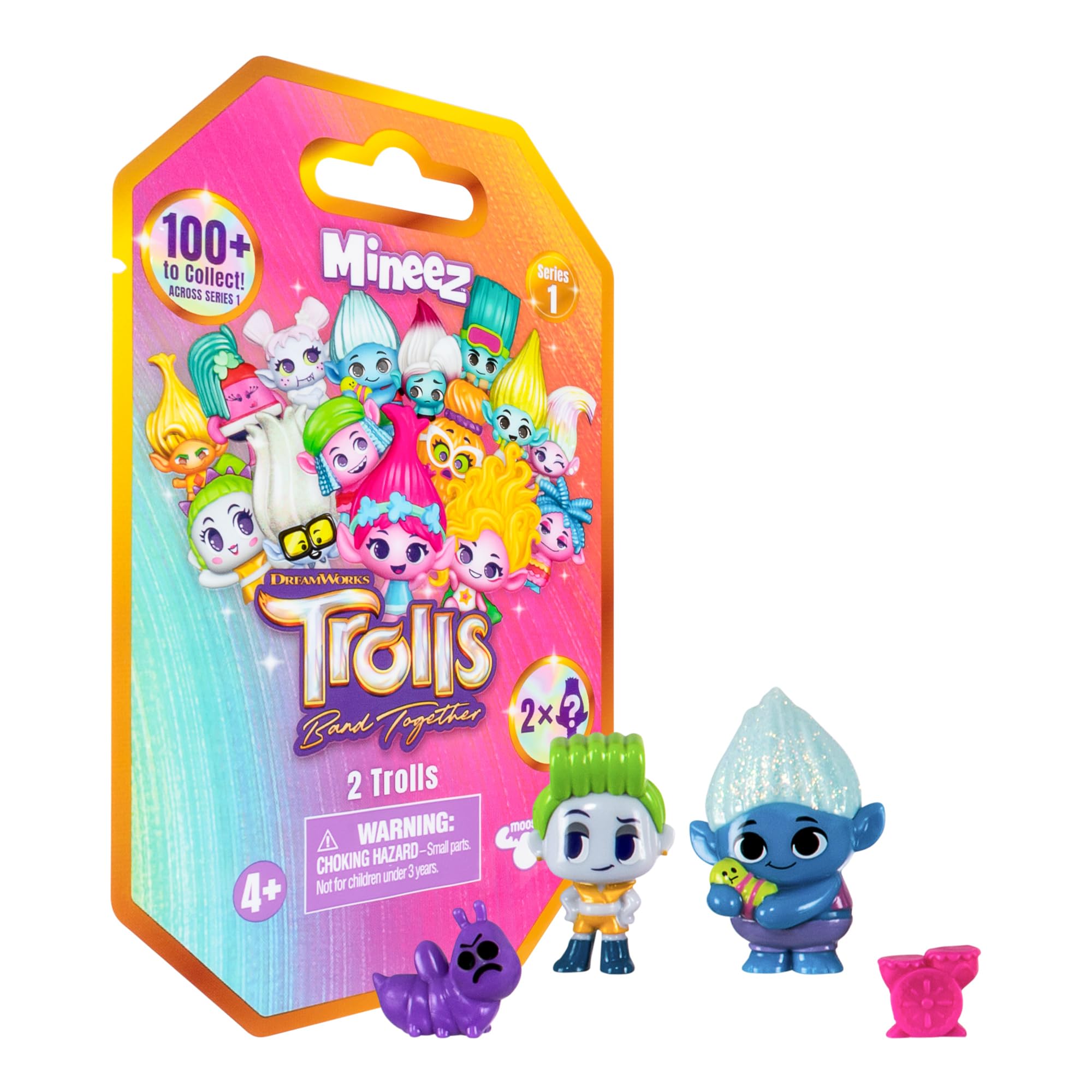 Foto 5 pulgar | Figuras Coleccionables Trolls Dreamworks Band Together Mineez 4 Paquetes con 2 Figuras C/U - Venta Internacional
