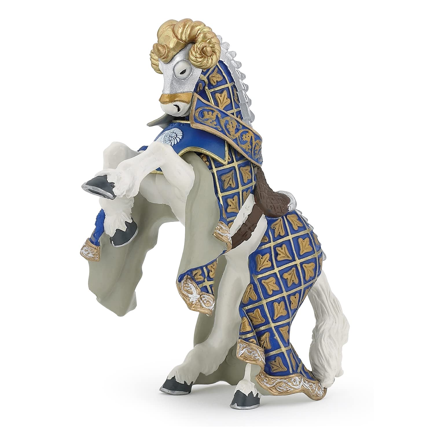 Foto 2 pulgar | Toy Papo Blue Weapon Master Ram Horse para Niños - Venta Internacional