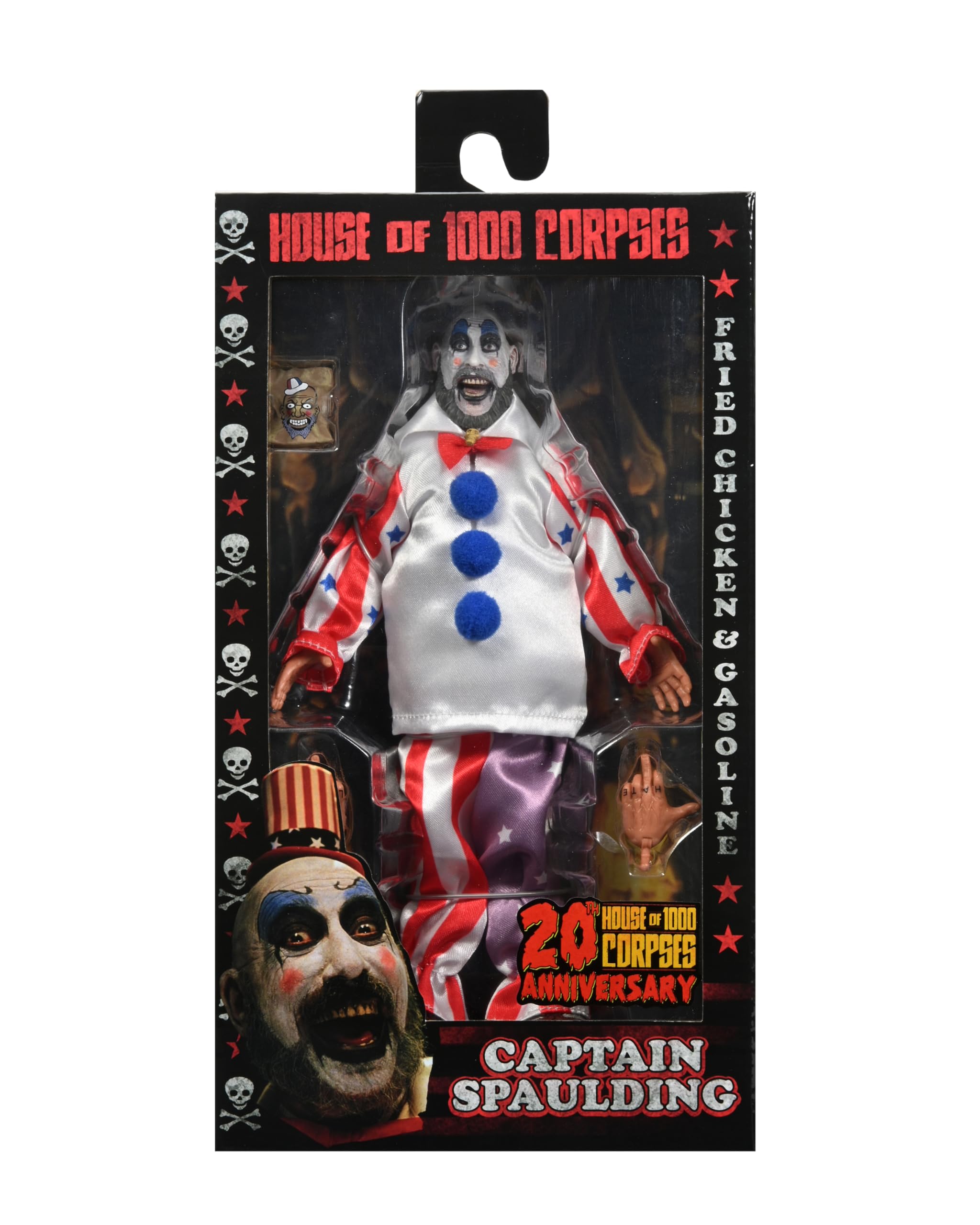 Foto 3 pulgar | Figura De Acción Neca Captain Spaulding House Of 1000 Corpses - Venta Internacional.