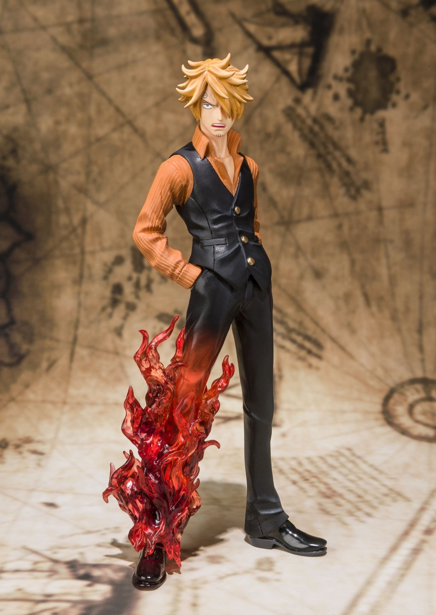 Foto 3 pulgar | Figura de Acción Bandai Tamashii Nations Sanji Battle Ver. Una Pieza - Venta Internacional