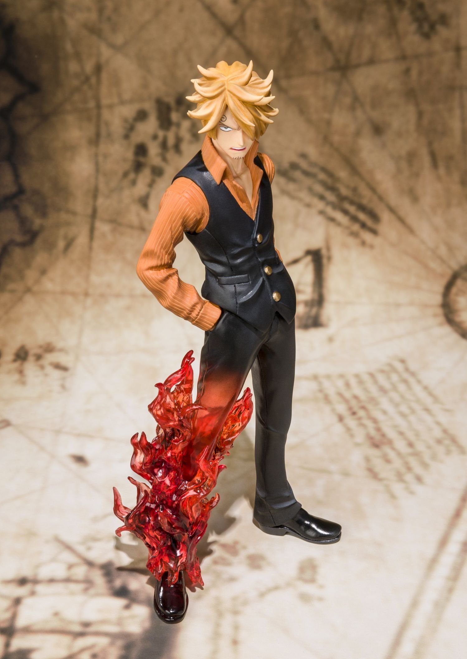 Foto 7 pulgar | Figura de Acción Bandai Tamashii Nations Sanji Battle Ver. Una Pieza - Venta Internacional