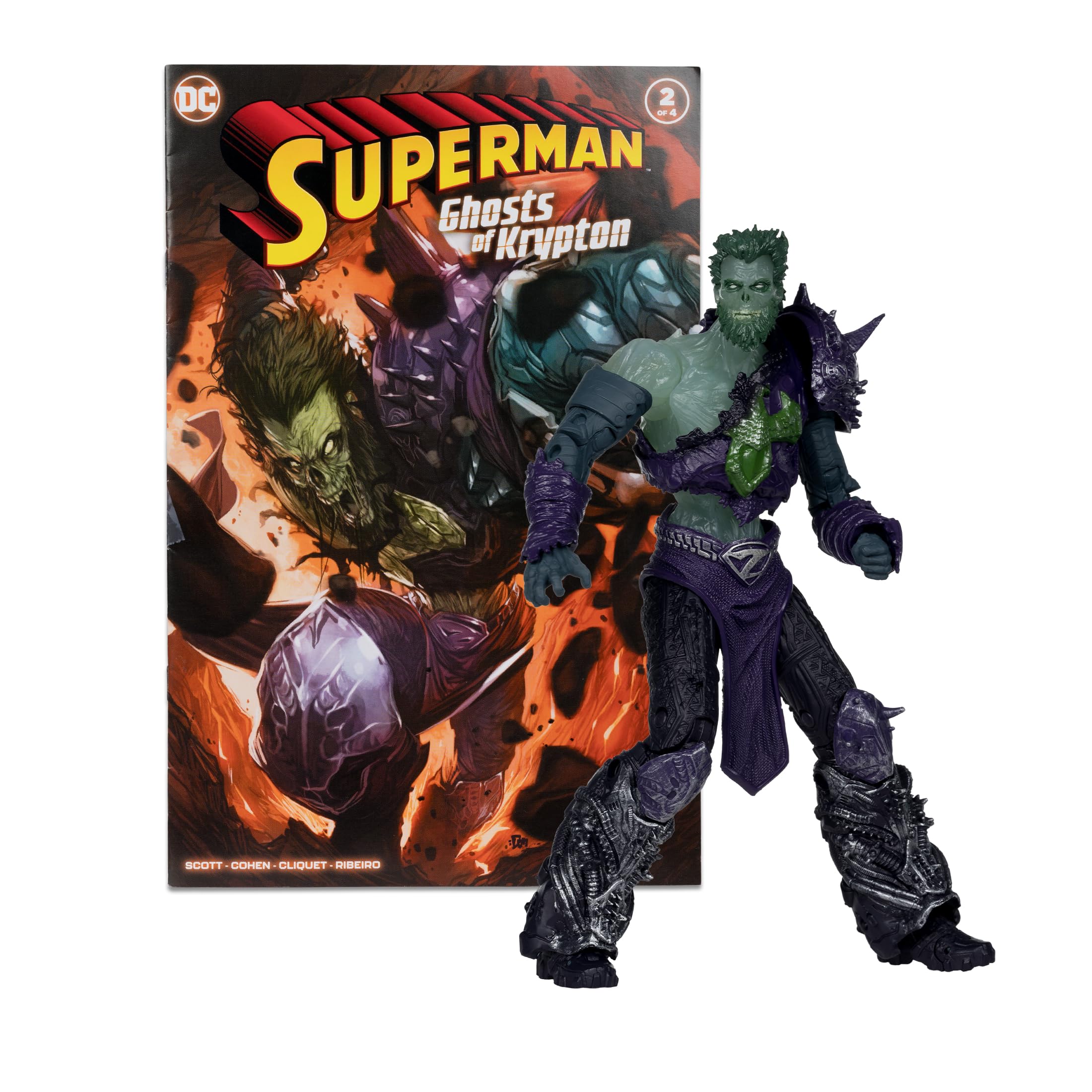 Foto 2 pulgar | Figura de Acción McFarlane Toys DC Superman Ghost Of Zod de 7 Pulgadas - Venta Internacional