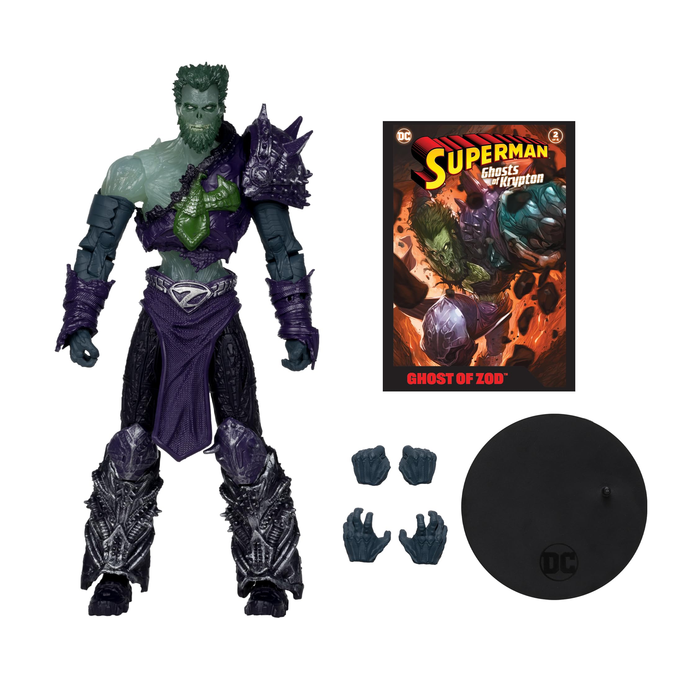 Foto 4 pulgar | Figura de Acción McFarlane Toys DC Superman Ghost Of Zod de 7 Pulgadas - Venta Internacional