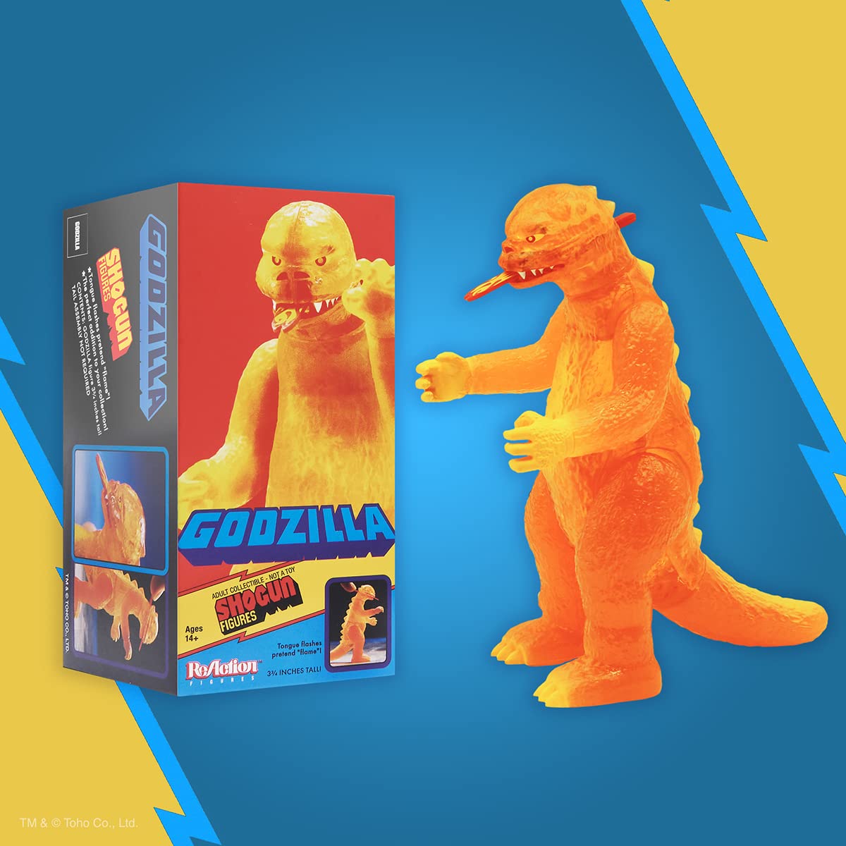 Foto 3 pulgar | Figura de Acción Super7 Shogun Godzilla de 3.75 Pulgadas con Accesorio - Venta Internacional