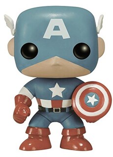 Foto 1 | Figura Funko Pop Marvel Capitán América en Tono Sepia 75 Años - Venta Internacional