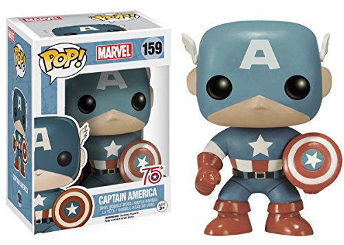 Foto 3 pulgar | Figura Funko Pop Marvel Capitán América en Tono Sepia 75 Años - Venta Internacional