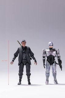 Foto 2 | Figura de Acción Hiya Toys Robocop 3 Robocop Vs Otomo 1:18 - Venta Internacional