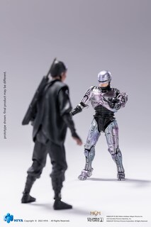 Foto 3 | Figura de Acción Hiya Toys Robocop 3 Robocop Vs Otomo 1:18 - Venta Internacional