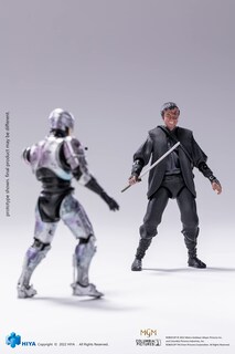 Foto 4 | Figura de Acción Hiya Toys Robocop 3 Robocop Vs Otomo 1:18 - Venta Internacional